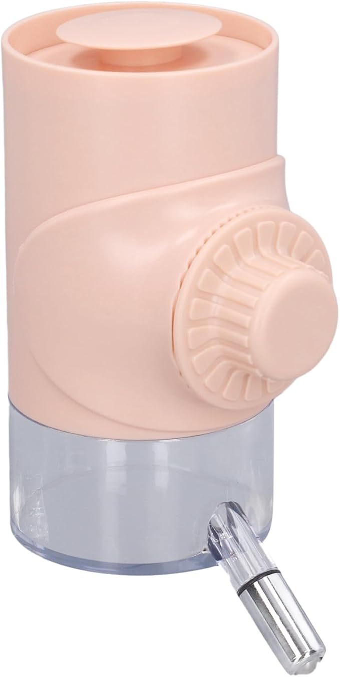 Semme Dog Bottle for Pet Supplies Automatic Dispenser for Dogs Small Animals Made of Food Grade Materials Prevents Dripping Easy to (Pink)