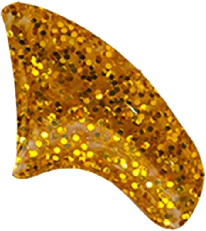 6 Month Supply Soft Nail Caps for Cats Gold Glitter Small - Extra Adhesives
