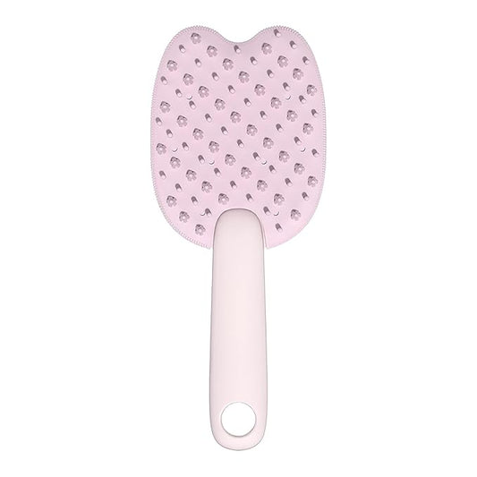 All-in-One PP Pet Brush, Double-Side Cat Grooming Brush, Pet Grooming Brush for for Short & Medium-Haired Cats and Dogs, Cat Brush for Removing Floating Hair (Pink(1pcs))