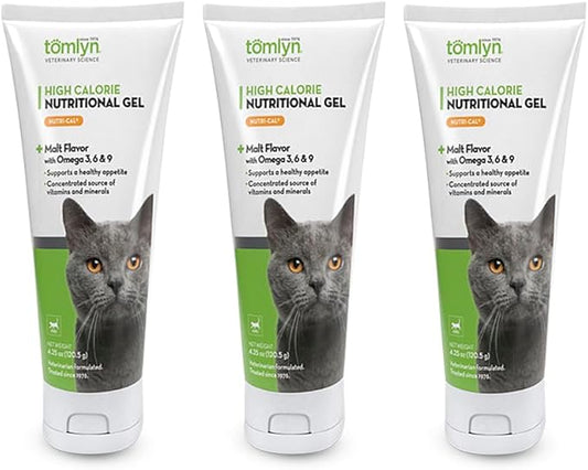 Nutri-cal for Cats High Calorie Dietary Supplement, 4.25-ounce Tube (Pack of 3)