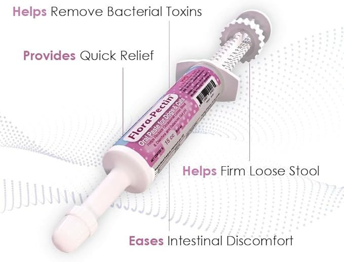 Oral Paste for Dogs & Cats-Helps Reduce Occasional Loose Stool & Diarrhea, Balance Gut pH, Support Normal Digestion & Intestinal Flora-Fast Acting (15 CC - Tasty Chicken Flavor) - 2 Pack