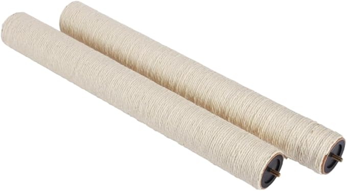 SHENGOCASE Cat Tree Tower Replacement Post with Built in M8 Screw, 23.2 Inch Length, 3 inch Diameter, 2-Pack