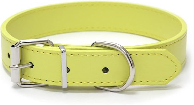 Dog Basic Collars Dog Collar Colorful Cat Necklace Adjustable Puppy Neck Strap Suitable for Medium and Small Dogs Pet Supplies(C)