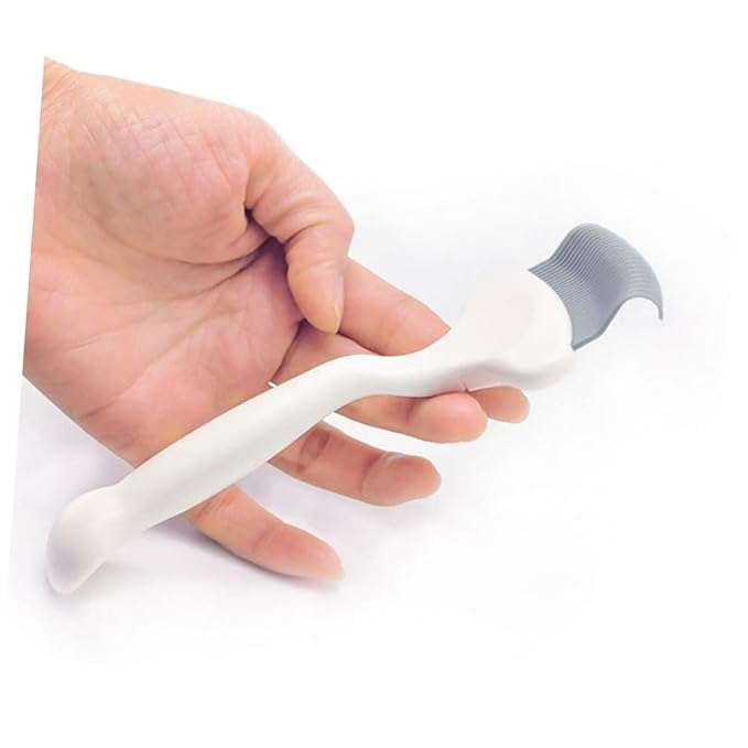 Cat Hair Comb Grooming Tool with Elastic Pins for Cleaning Easily Removes Tangles Knots and Loose Hair for Cat Grooming White
