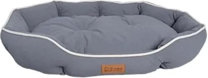 Winter Dog Sofa Big Bed Pets Dogs Accessories Small Breeds Accessory Bedding Pet Supplies Cushions Mat Bad Blanket Cushion (Gray,M 50x38cm)