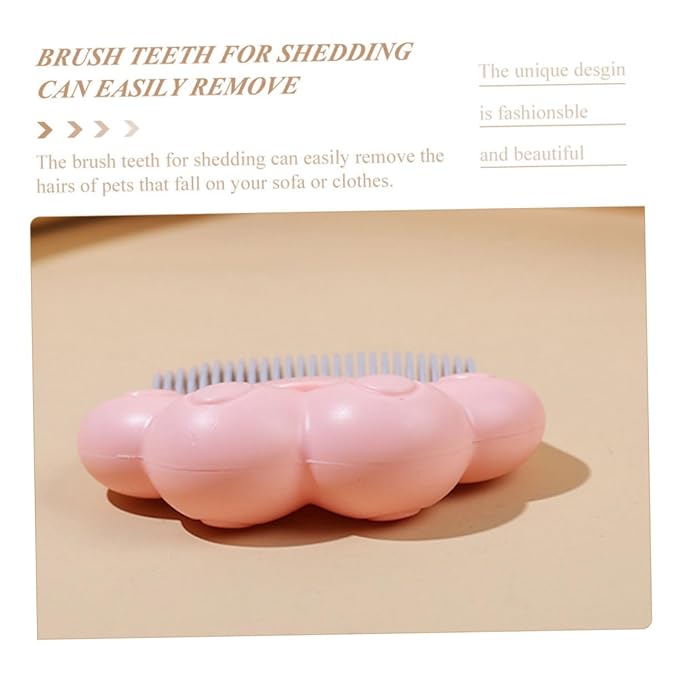 3Pcs Multi Function Grooming Brush for Cats Portable Pet Hair Combs for Easy Shedding De Shedding and Skin Massage for Household Use and Bonding with Pets