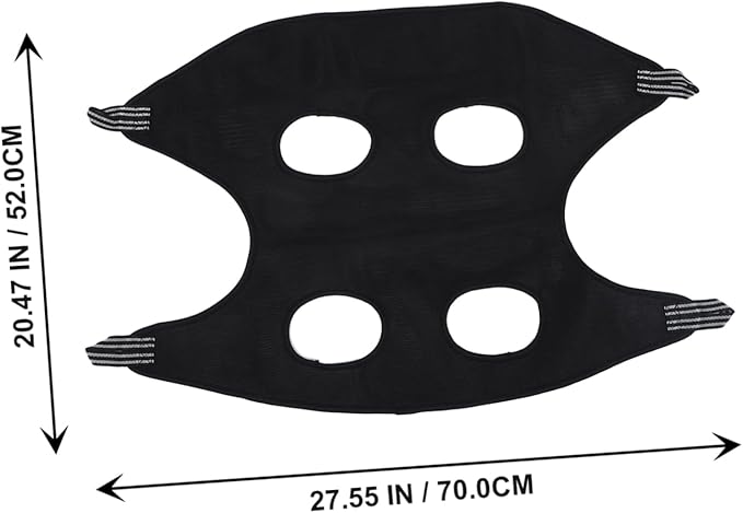 Happyyami 1Set Pet Grooming Hammock for Cats Dogs Ergonomic Nail Clipper Comb and File Kit Sturdy Hanging Grooming Harness for Easy Nail Trimming and Grooming Supplies