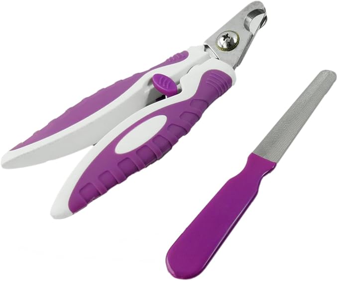 BESPORTBLE Dog Cat Nail Clippers Stainless Steel Pet Grooming Scissors Portable Nail Cutters Spring Release Handle