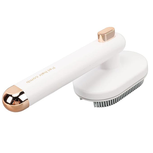 Cat Brush White Color 90° Rotation Curved High Density Needle Pet Hair Removal Comb for Grooming Cats Dogs