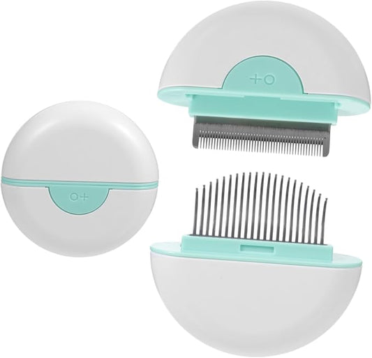 TOYANDONA Cat Grooming Brush 2 in 1 Cat Hair Removal Comb Massage Function PET Grooming Tool for Shedding and Cleaning and Kittens