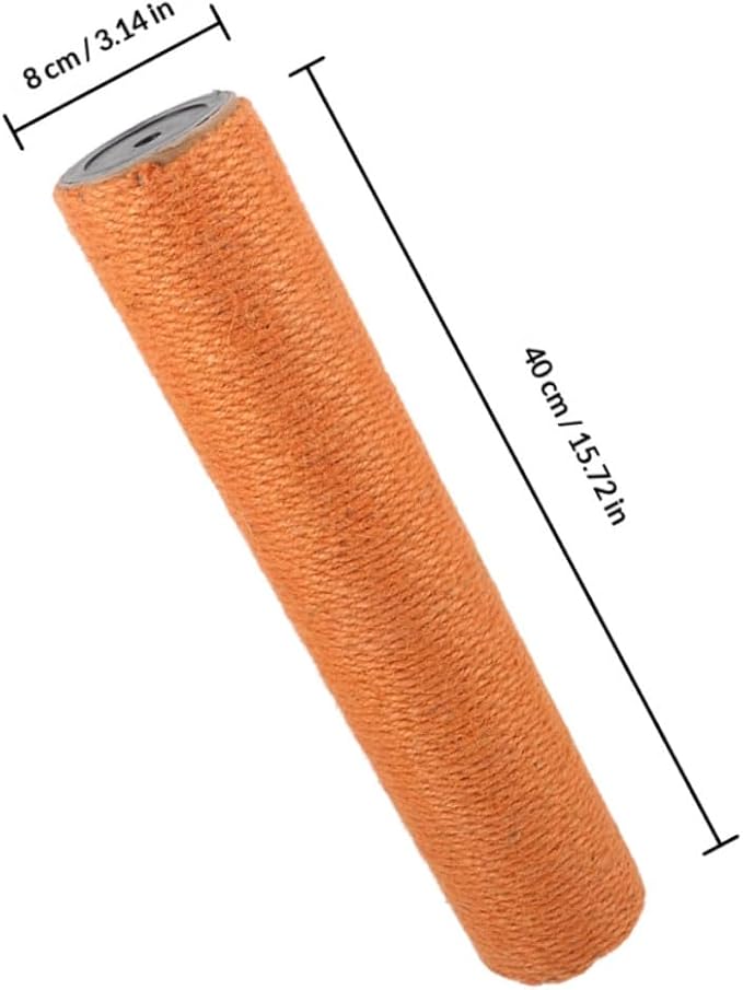 UPKOCH 2pcs Cat Scratching Posts for Indoor Cats Jute Rope Replacement Poles 40cm Height 8cm Diameter Sturdy Scratching Posts for Kittens