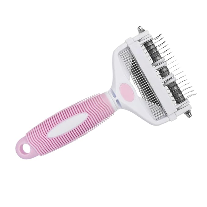 Dog Brush for Shedding,Safety Ergonomic Pet Supplies,Cat Hair Brush Undercoat Detangling Comb | for Small Medium Long Short Puppy Kitten Home Indoor Travel