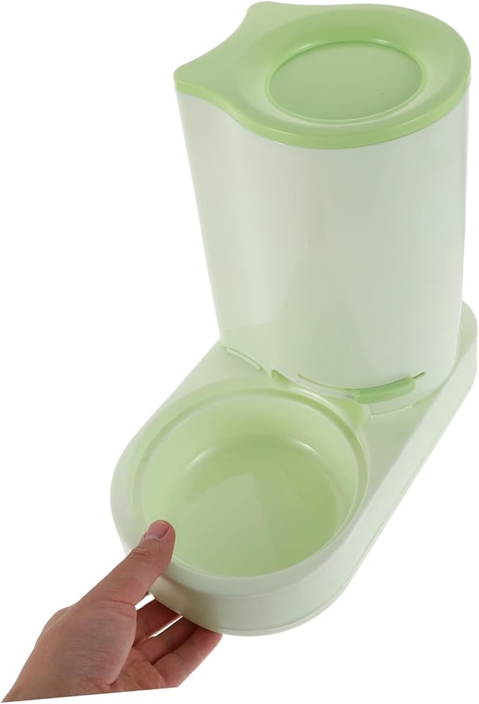 MERRYHAPY Cat Feeder Auto Feeder Kitten Bowl Dry Food Feeding Station Outdoor Cat Station Pet Food Dispenser Non-Slip