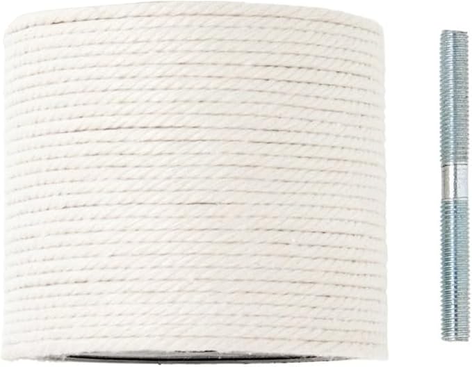 PVC Scratching Post Cotton Rope Columns for Floot to Ceiling Cat Trees, Length 10cm 3.94in