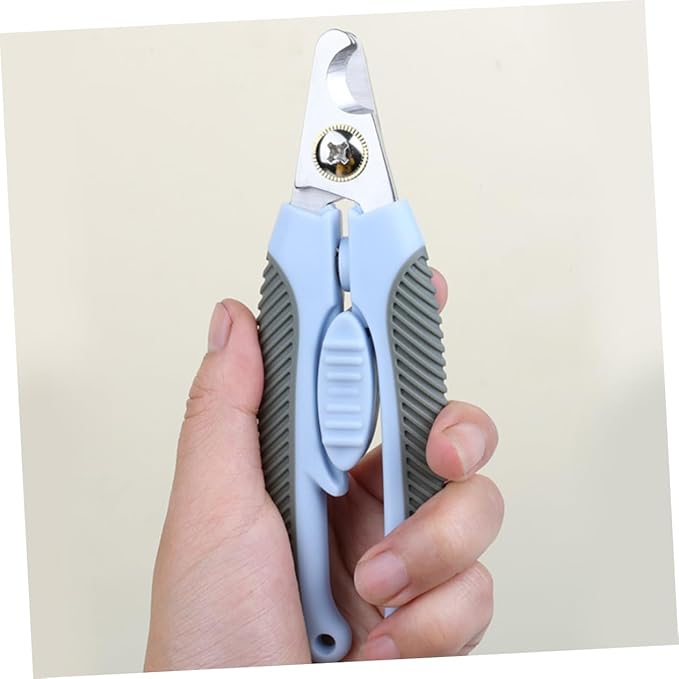Pet Nail Clipper Professional Cat Dog Claw Trimmer Non Slip Easy to Use for Small Animals Sharp Blades for Precise Trimming Suitable for All Breeds