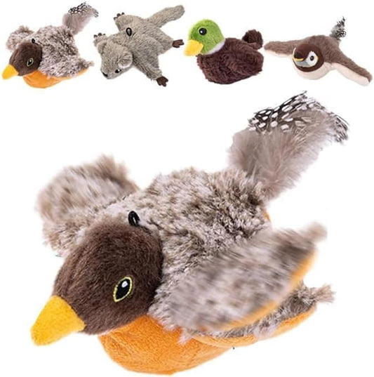 AIIONP Bird Cat Toy, 2026 New Flying Bird Cat Toy, Simulation Interactive Chirping Bird Cat Toys with Flapping Wings for Indoor Cats Kitten Toy (D)