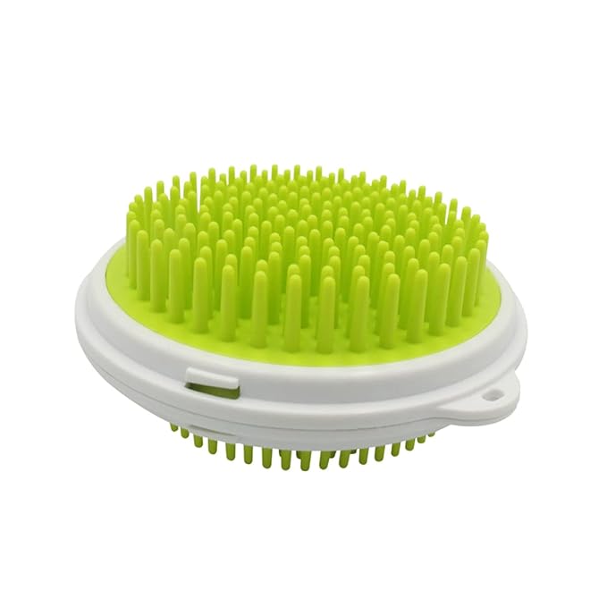 Happyyami Massage Comb Multifunctional Grooming Tool for Bathing and Detangling for Dogs and Cats Skin-friendly Design Pleasant Grooming