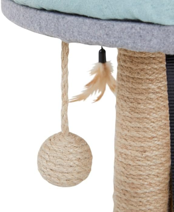 EveryYay by Petco Scratchin' The Surface Cat Scratcher with 3-Sided Play Post, 20.5" H