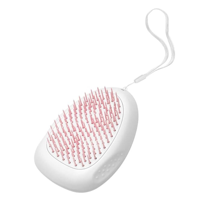 YARNOW Abs Pet Dog Comb Cat Grooming Brush De-shedding Hair Removal Comb for Dogs and Cats Hanging Lanyard Comfortable Grip for Easy Cleaning