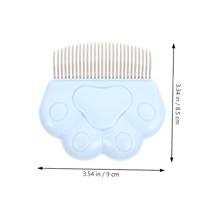 BESPORTBLE 2Pcs Feline Combs PET Grooming Brushes for Cats and Dogs Effective Hair Removal Tool Indoor Cat Comb for Loose Fur and Mats