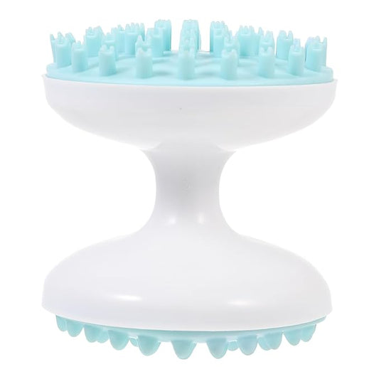 Cat Grooming Comb and Pet Massaging Brush, Plastic Hair Cleaning Brush for Cats and Dogs, Green Multi-use Bathing and Itch Relief Comb for Indoor Pets