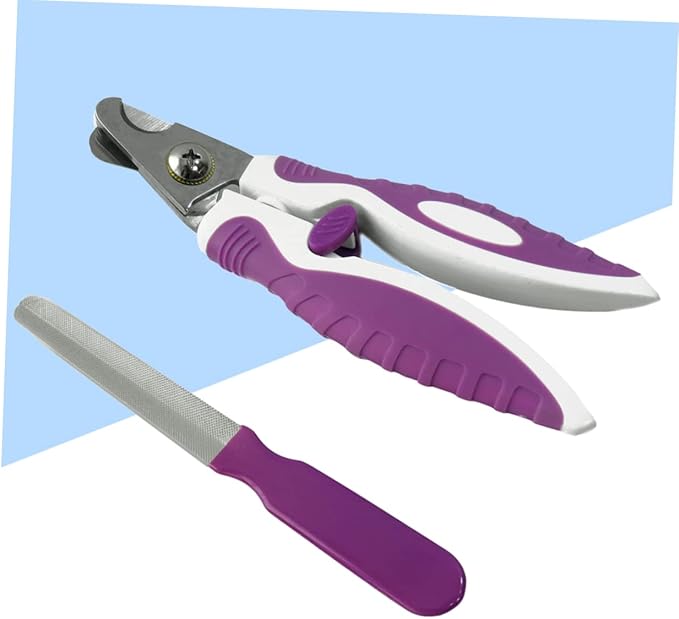BESPORTBLE Dog Cat Nail Clippers Stainless Steel Pet Grooming Scissors Portable Nail Cutters Spring Release Handle