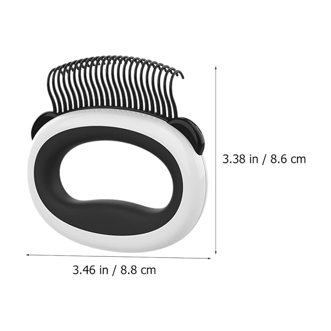 TOYANDONA Cat Grooming Comb for Indoor Cats Soft Tooth Detangling Portable Pet Hair Removal and Massage Comb for Kitten Fur Care