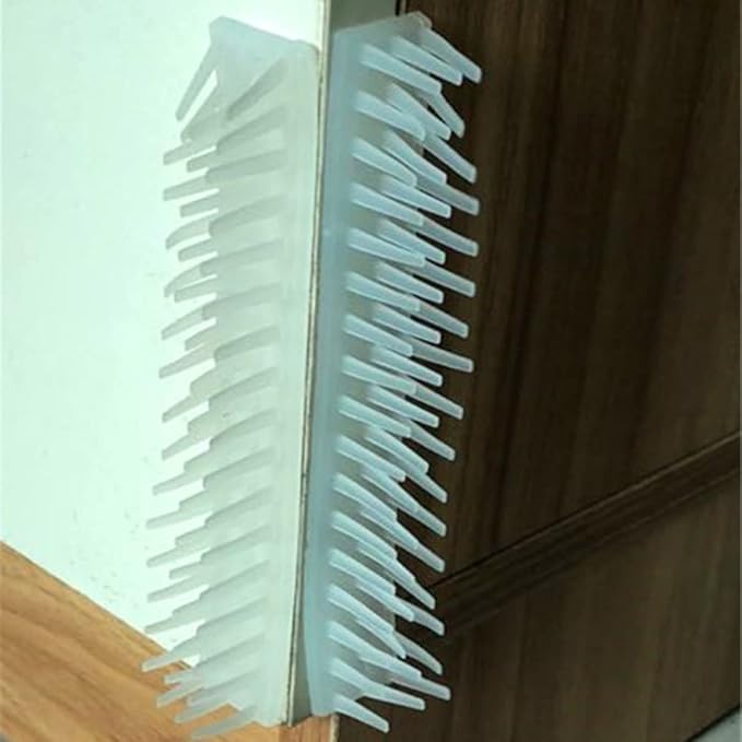 4pcs Corner Cat Massager Brush Removable Scratching Tool for Hair Removal Massage for Indoor Cats Easy to Install for Shedding Grooming