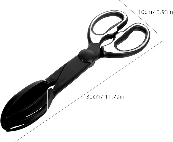 TOYANDONA 2pcs Portable Dog Poop Scooper with Poop Clamp, Lightweight Plastic Pet Waste Grabber for Outdoor and Indoor Use, Hands-Free Pet Supplies for Large Dogs and Cats