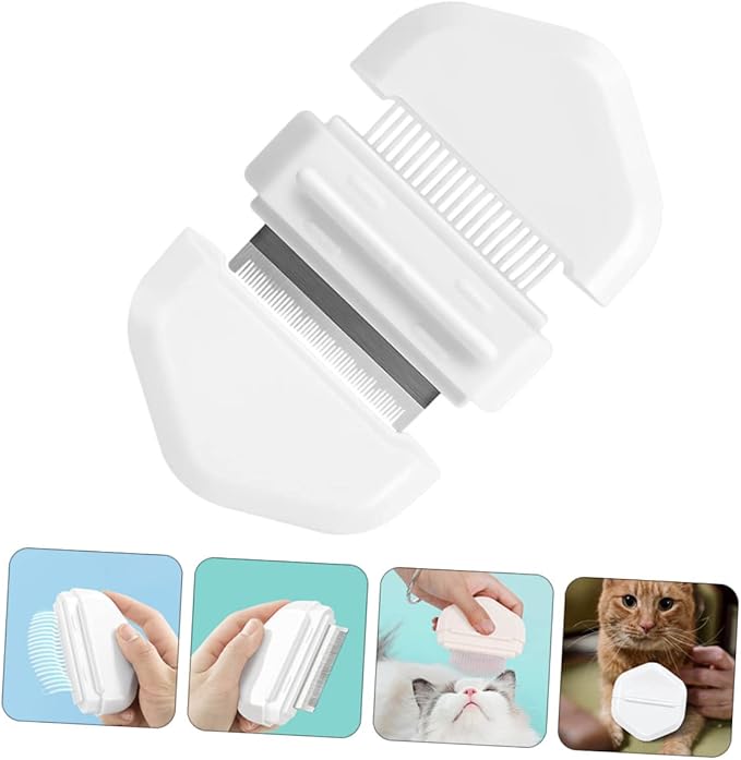Cat Grooming Kit Dog Brush for Matted Fur Pet Hair Removal Brush Cat Massage Comb Material