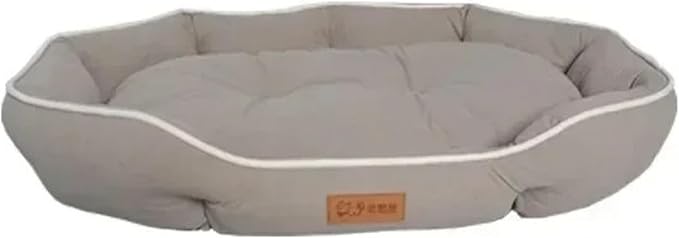 Winter Dog Sofa Big Bed Pets Dogs Accessories Small Breeds Accessory Bedding Pet Supplies Cushions Mat Bad Blanket Cushion (Beige,M 50x38cm)