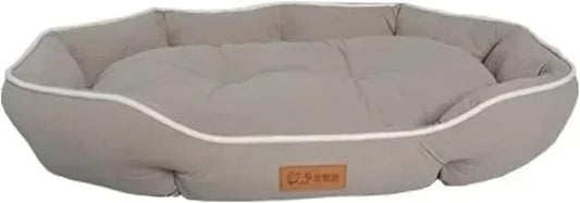 Winter Dog Sofa Big Bed Pets Dogs Accessories Small Breeds Accessory Bedding Pet Supplies Cushions Mat Bad Blanket Cushion (Beige,XXL 110x70cm)