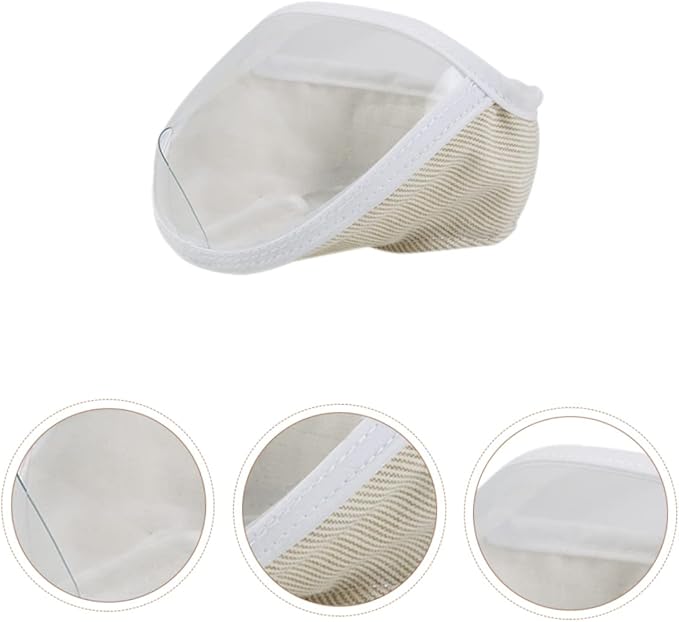 Kisangel Cat Muzzle Cover Breathable Biting Cat Head Protector Scratch Prevention Design Safe PET Mouth Cover for Grooming and Travel