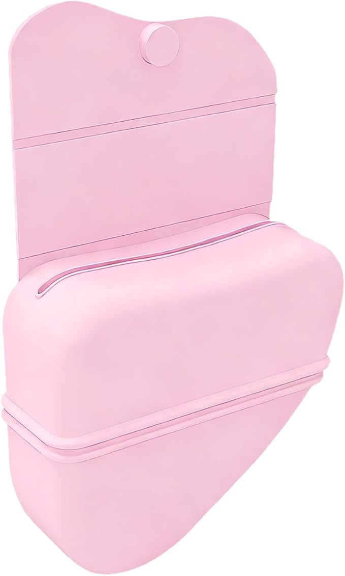 Large Capacity Puppies Snacks Carriers with Regulable Waist Strap for Storing Dry or Wet Dogs Pet Supplies Silicones Dogs Treat Bag Portable Pet Training Waist Bag Outdoor Feeders Puppies