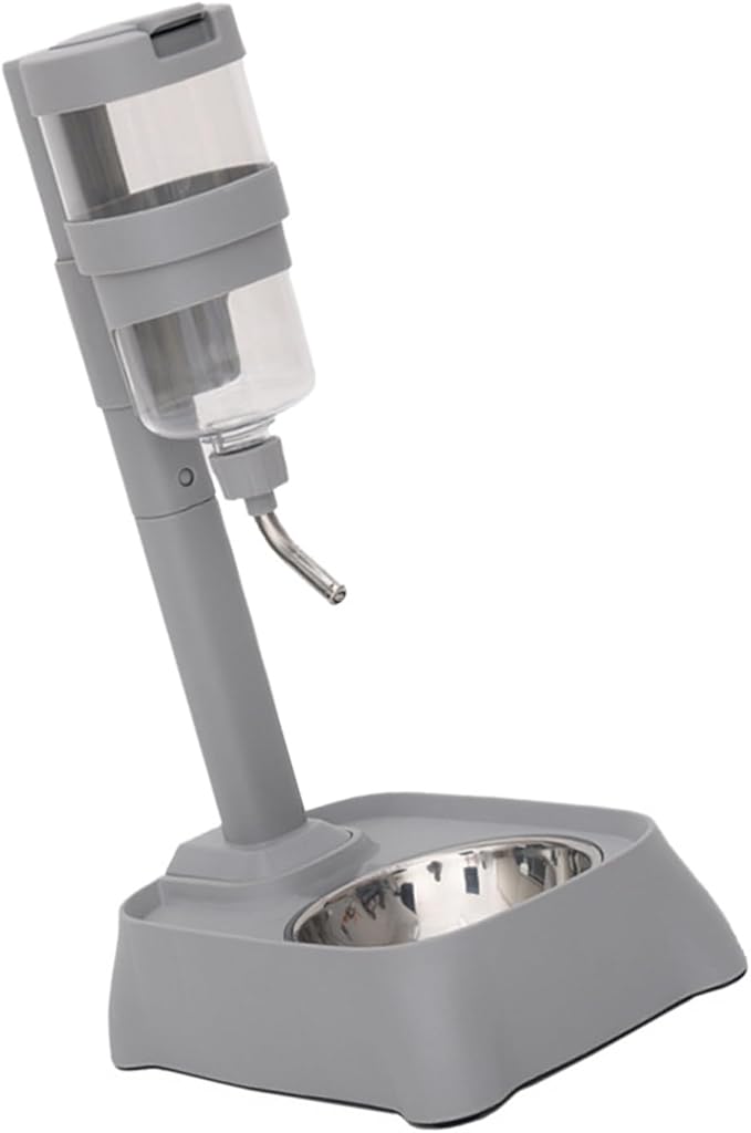 Pet Water and Food Dispenser Raised Height Adjustable for Home Use Feeding Supplies Portable Water Dispenser