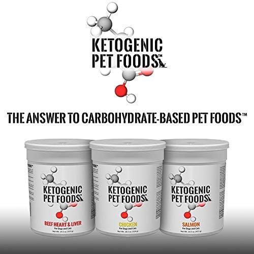 Ketogenic Pet Foods - Chicken - High Protein, High Fat, Low Carb, Natural Dog & Cat Food - 18.5 oz. Canister