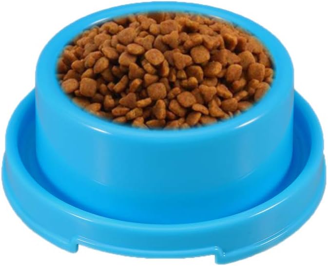 Dog Bowl Set Pet Food and Water Feeder Non-Skid Outdoor Cat Bowls Feeding Dish for Puppy Small Medium Dogs