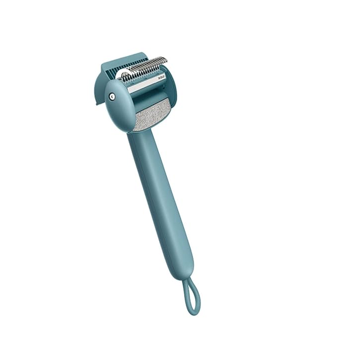 Canine Cats Grooming Brush Safely Remove Tangles Shedding Hair Remover Soft Rounded Edges Long Short Coat Care PET Shedding Comb