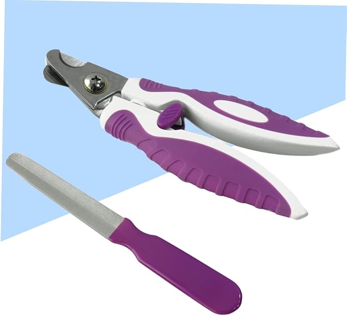 BESTonZON Pet Nail Clipper for Dogs and Cats Grooming Scissors Stainless Steel Nail Cutters Spring Release Handle