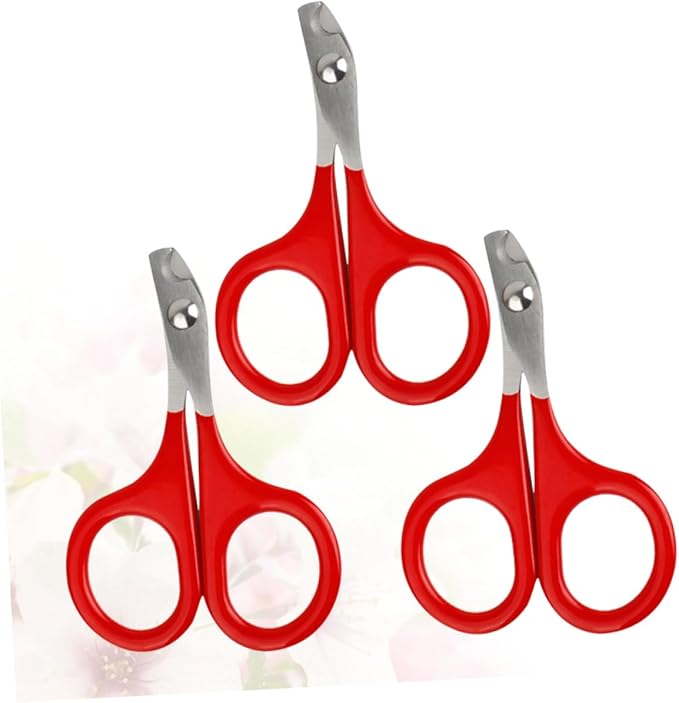 Beaupretty 6pcs Dog Nail Trimmer Stainless Steel for Dogs Cat Grooming Scissors Pet Nail Bend Cutter Home Salon Clipper