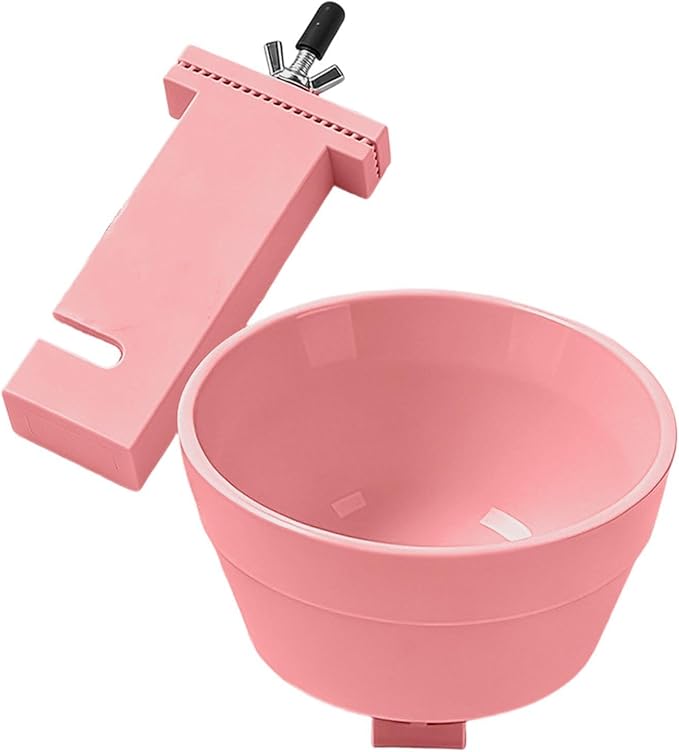 Dog Crate Water Bowl, Removable Detachable Puppy Feeder, 13.5x7cm, Indoor Outdoor Feeding Container, Small Dog Food Holder, Easy Clean Design, Stable Pet Supply, for Home, Yard, Apartment