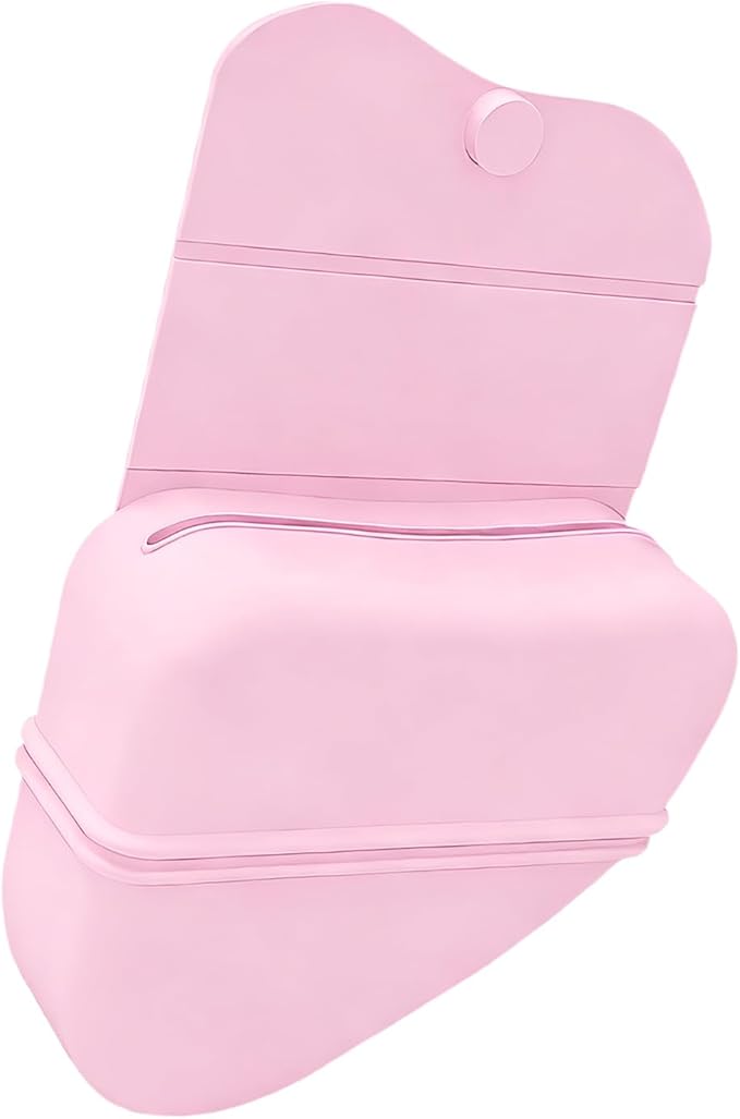 Large Capacity Puppies Snacks Carriers with Regulable Waist Strap for Storing Dry or Wet Dogs Pet Supplies Silicones Dogs Treat Bag Portable Pet Training Waist Bag Outdoor Feeders Puppies
