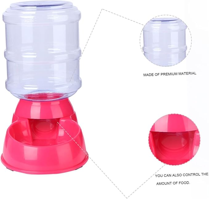 Automatic Cat Feeder Large Food Bowl Auto Water Dispenser Pet Feeding Device Kitten Food Bowls