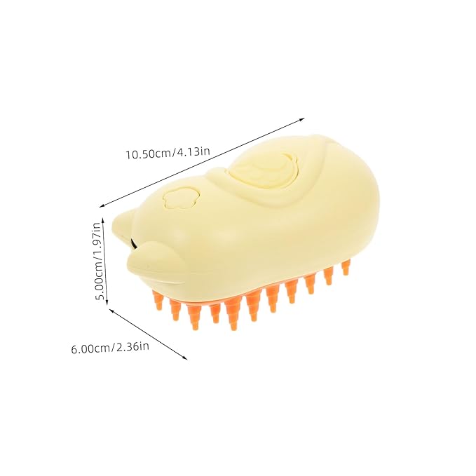 Rechargeable Cat Grooming Brush with Steam Technology Pet Hair Massage Cleaning Tool for Indoor Cats Gentle Bristles for Spa-like