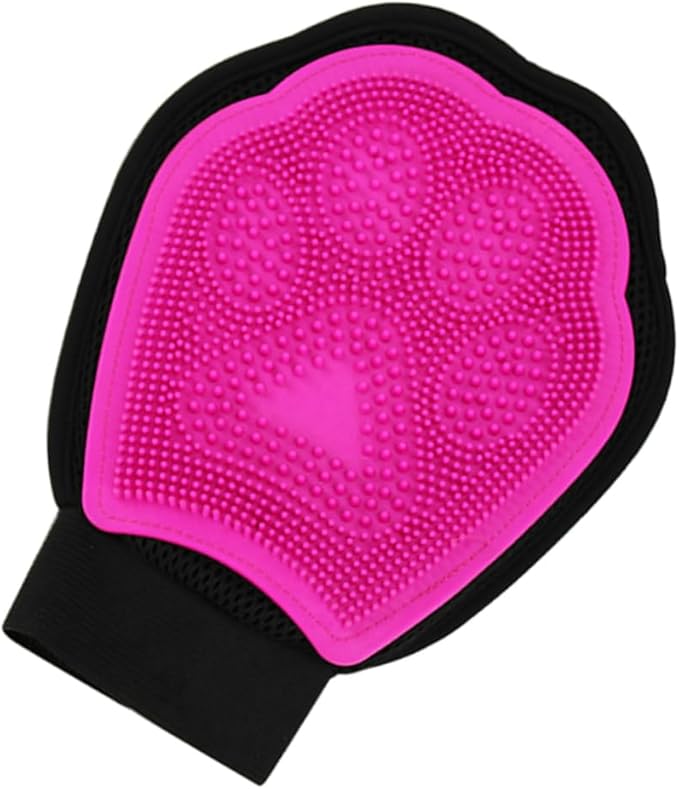 Happyyami Pet Bath Gloves for Cats and Dogs Grooming Massage Gloves Pet Hair Removal and Bathing Tool for Relaxation and Blood Circulation