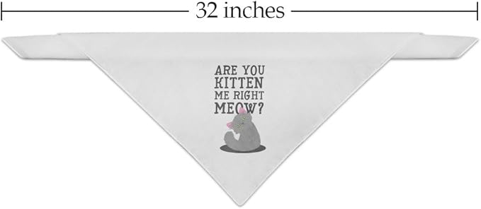 GRAPHICS & MORE are You Kitten Me Right Meow Cat Dog Pet Bandana