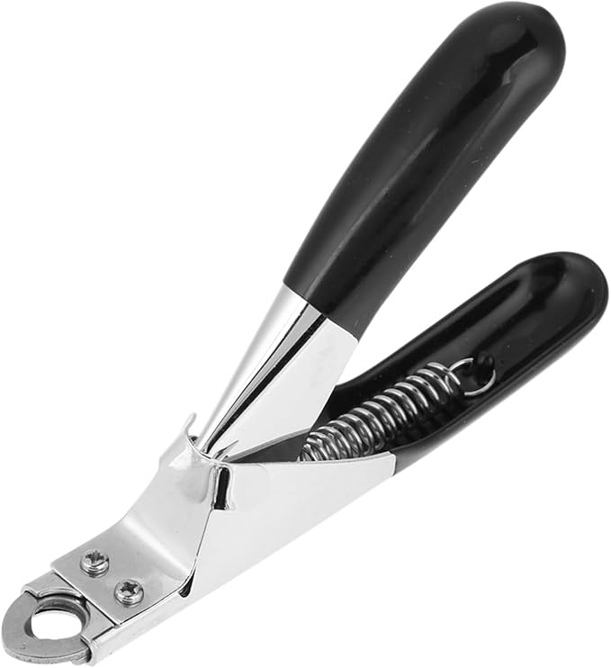 GLOGLOW Nan Professional Dog and Cat Nail Clippers, Ergonomic Stainless Steel Nail Trimmer for All Pet Sizes Dog Grooming Supplies (Black)