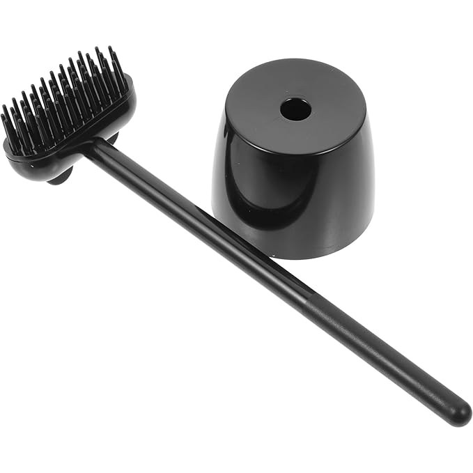 Cat Grooming Brush Scratch Brush for Massage with Mini Design, Black Pet Hair Remover for Shedding and Fur Care, Suitable for Cats and Puppies