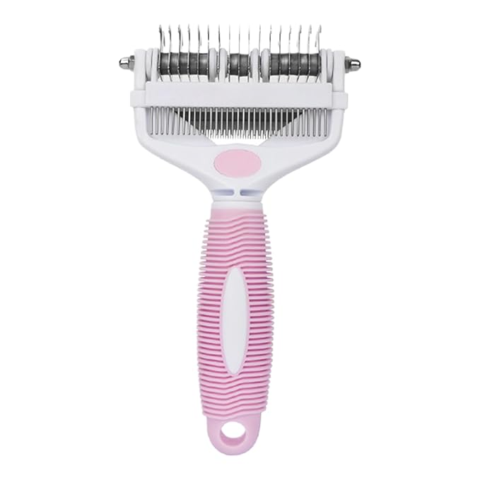 Dog Brush for Shedding,Safety Ergonomic Pet Supplies,Cat Hair Brush Undercoat Detangling Comb | for Small Medium Long Short Puppy Kitten Home Indoor Travel