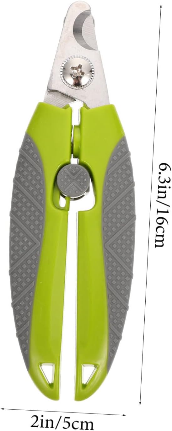 SUPVOX Ergonomic Pet Nail Clipper for Animals Portable Clipper Half-Moon Design for Easy Trimming Lightweight and Safe for Kittens Puppies and